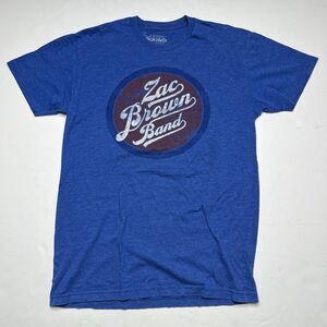 Zac Brown Band Jekyll + Hyde 2015 Tour Blue Short Sleeve T-Shirt Small